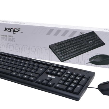 COMBO TECLADO Y MOUSE JEMIP OFFICE BÁSICO USB