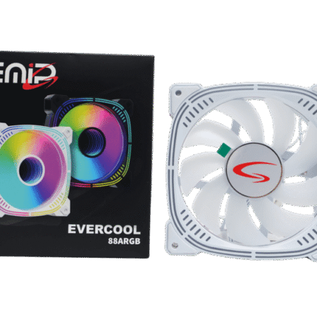 VENTILADOR EVERCOOL 88 BLANCO JEMIP GAMING