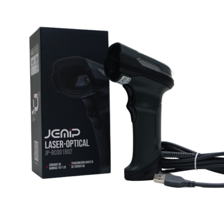 LECTOR DE CÓDIGO DE BARRAS LASER OPTICAL JEMIP OFFICE