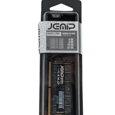 MEMORIA RAM JEMIP BASIC 32GB DDR5 5600MHZ SODIMM PARA NOTEBOOK