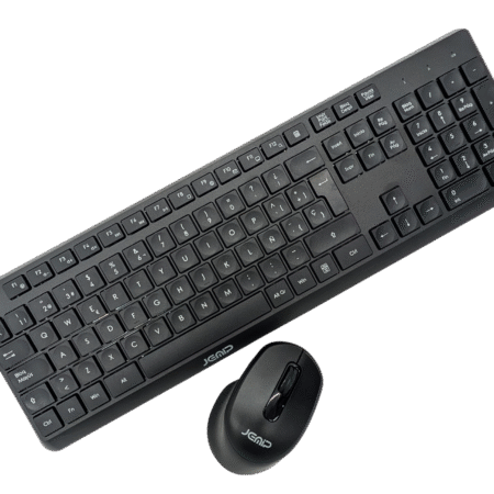 COMBO TECLADO + MOUSE WIRELESS JEMIP AVANT-GARDE NEGRO 