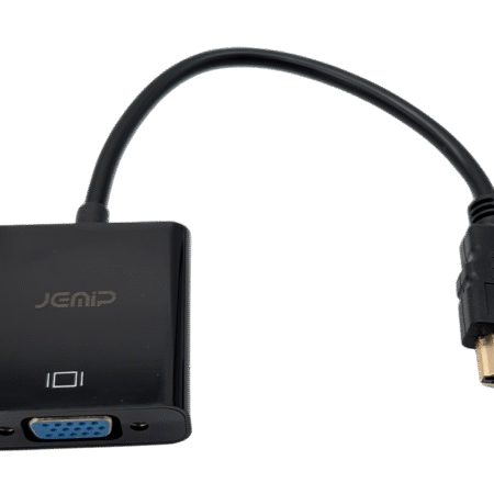 CABLE ADAPTADOR JEMIP OFFICE - HDMI MACHO A VGA HEMBRA