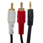 CABLE JEMIP OFFICE - DE AUDIO 3.5MM PLUS A 2 RCA MACHO 1.5MT
