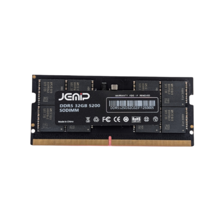 MEMORIA RAM JEMIP PERFORMANCE 32GB DDR5 5200MHz SODIMM PARA PORTÁTIL